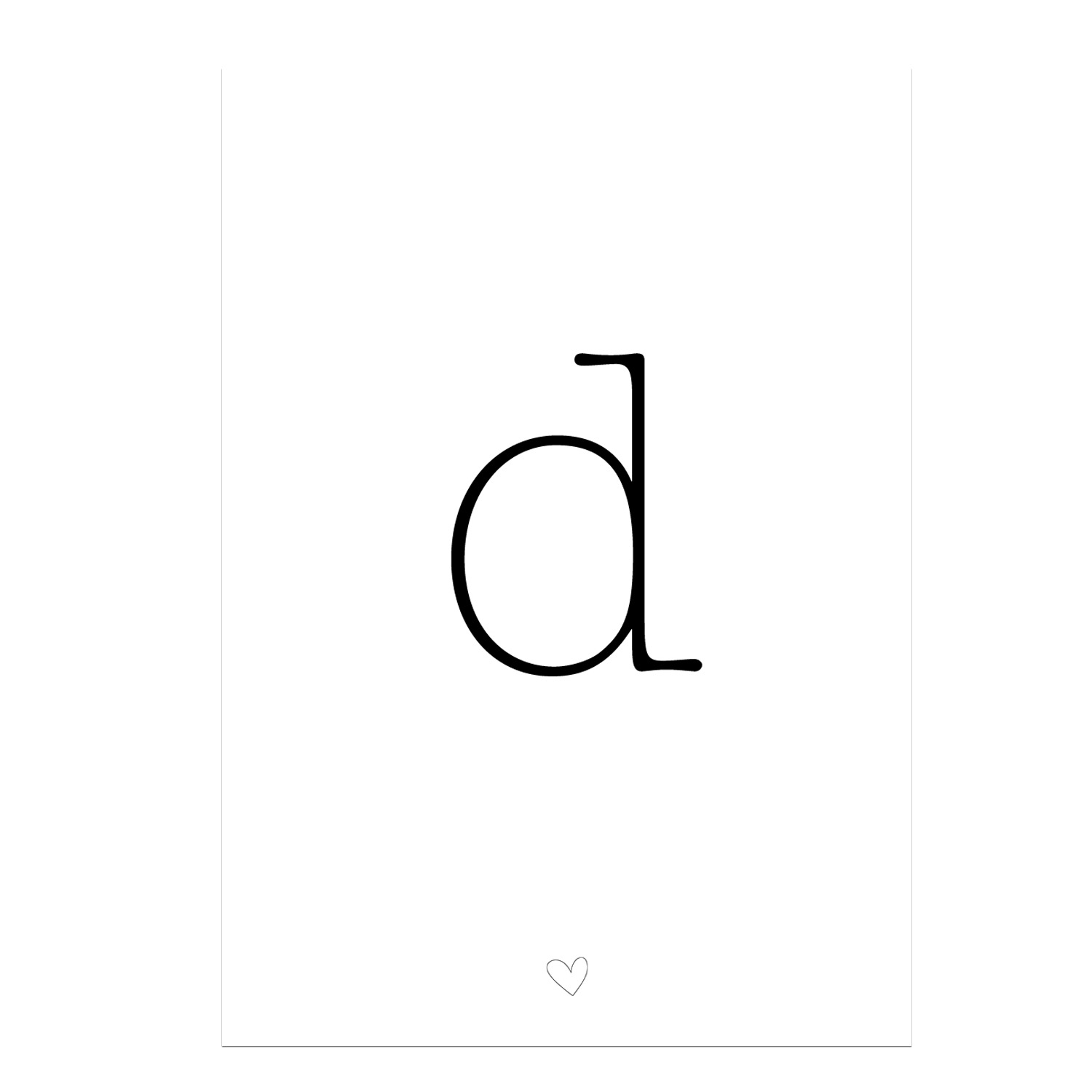 Letter D