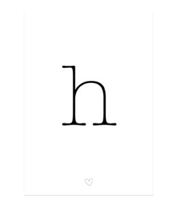 Letter H