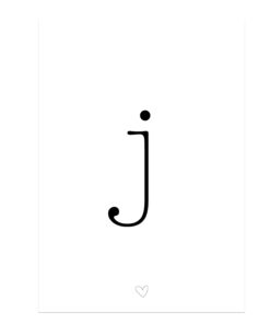 Letter J