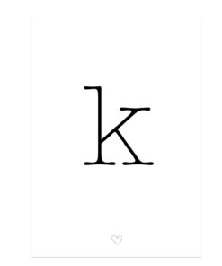 Letter K