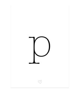 Letter P