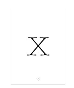 Letter X