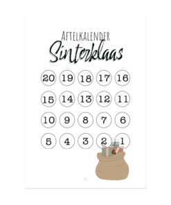 Aftelkalender Sinterklaas