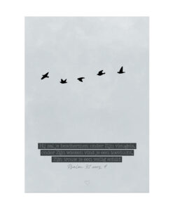 Kaart - Hij zal je beschermen - Psalm 91