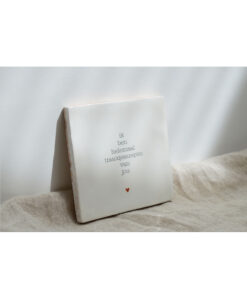 Tegeltje - Ondersteboven van jou